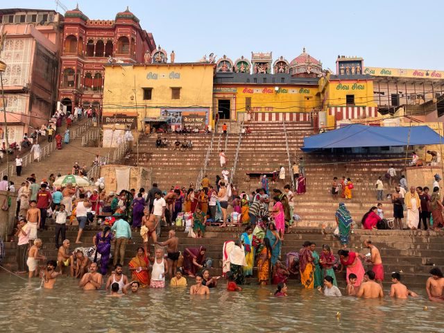 Banys al Ganges a Varanasi